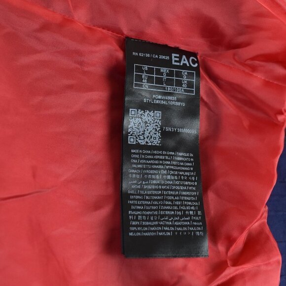 GUESS Vintage Style Zip Up Windbreaker Jacket L - Picture 11 of 11